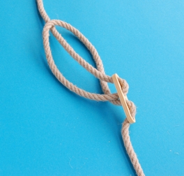 Seilhalter mit Seil